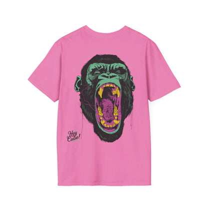 Hey Cutie Monkey Scream T-Shirt